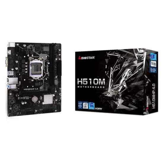 Placa Mãe Intel 1200 Biostar H510MHP 4.0 Micro ATX DDR4