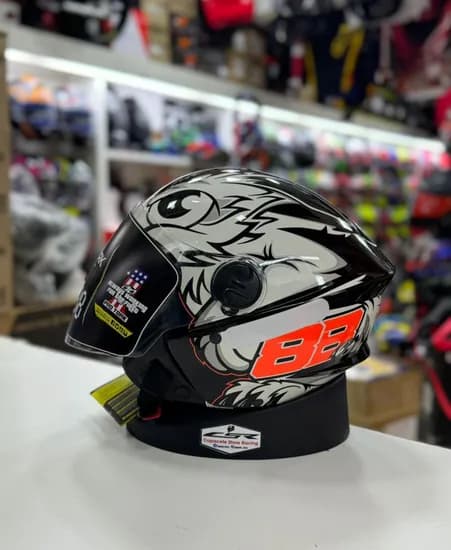 Tork Casco Jet GP 88 Aguila Negro 58