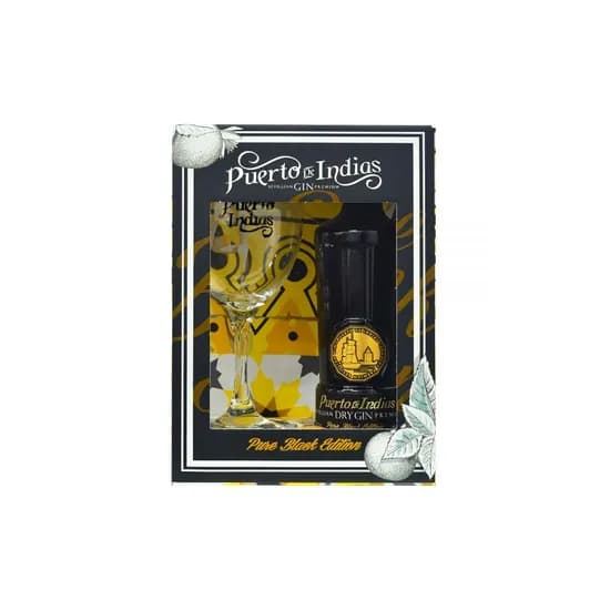 Gin Kit Puerto de Indias Pure Black Edition 700ML