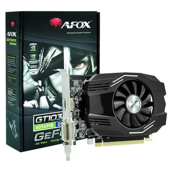 Placa de Vídeo Afox X Nvidia Geforce GT 1030 4GB GDDR4 - AF1030-4096D4H5