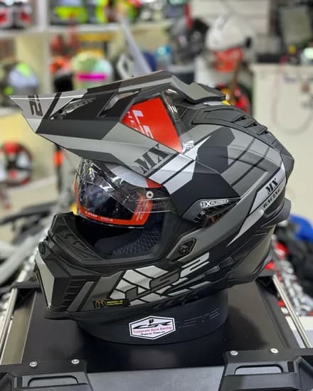 LS2 Casco MX-701F Explorer Black Gray