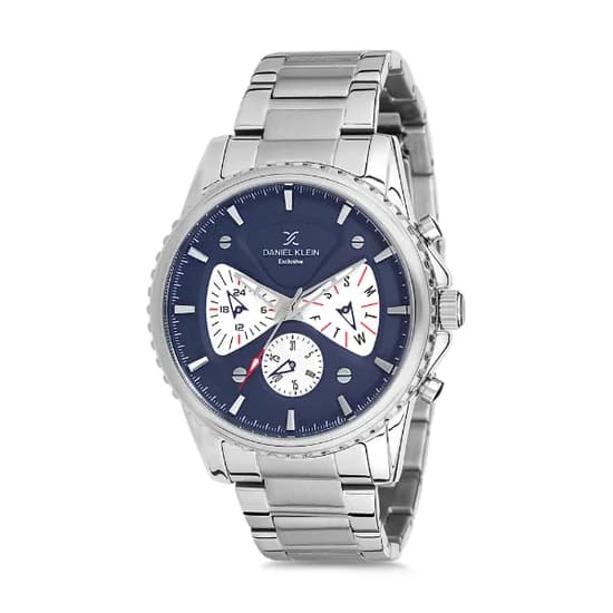 Relógio Analógico Masculino Daniel Klein Exclusive DK12123-3 - Prata