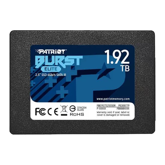 SSD Patriot Burst Elite 1.92TB 2.5" SATA 3 - PBE192TS25SSDR