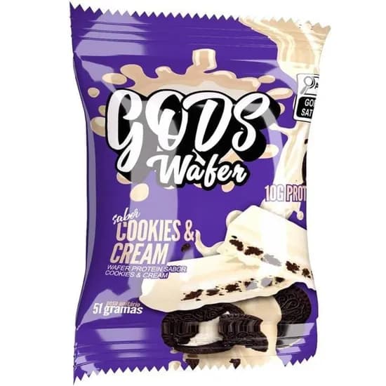 Gods Wafes Cookies Cream 51G