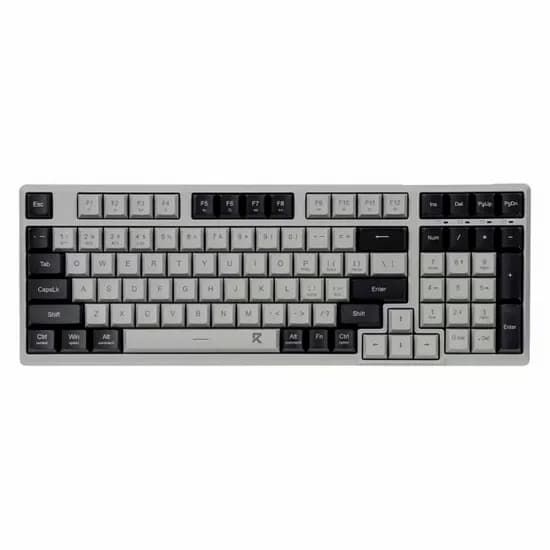 Teclado Redragon BK-7114GB, 96% Sem Fio BT, Switch Scissor, Preto/Branco, Inglês