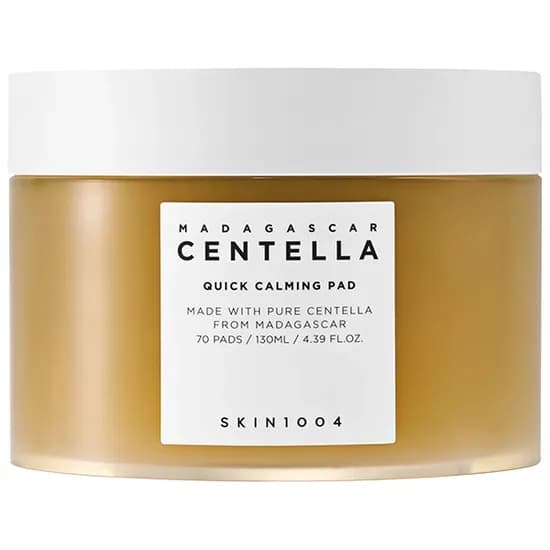 Almofadas Tônicas SKIN1004 Madagascar Centella Quick Calming de 70 Unidades