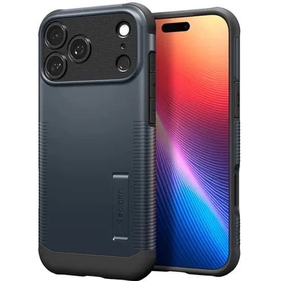 Capa Spigen iPhone 17 Pro Armor Magfit Metal Slate ACS09634