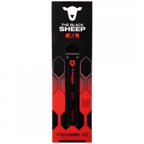 Vaper Descartável The Black Sheep XL Strawberry Ice 1500 Puffs