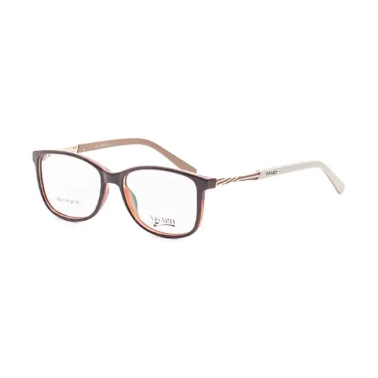 Armação para Óculos de Grau Visard B2316-TR C15 Tam. 52-18-145MM - Branco/Marrom