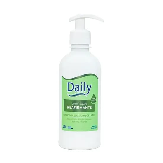 Daily Crema Corporal Reafirmante Aloe Vera Y Mentol 350 ML s/C