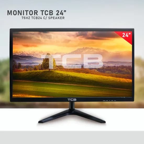 Monitor LED 24" TCB TCB24 com Speaker, HDMI e VGA