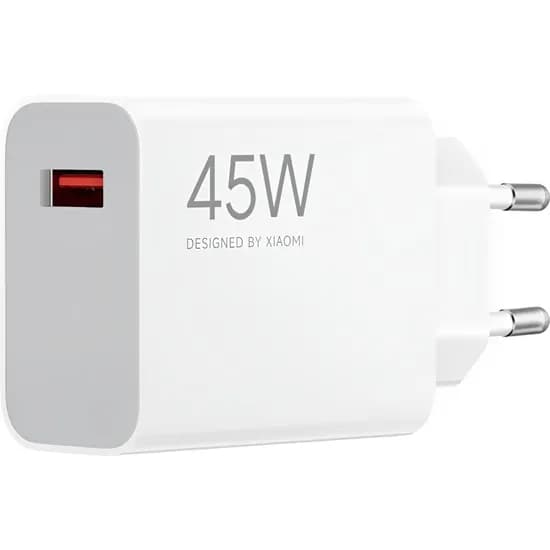 Carregador Xiaomi Fuente Turbo Power USB-A 45W MDY-17EF BHR07SLEU - White