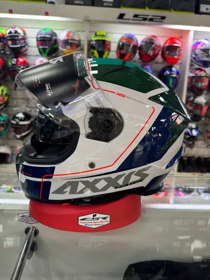Axxis Casco Hawk Spear A6 M Green Gloss