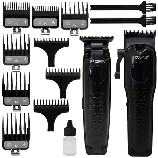 Kit Máquina de Cortar Cabelo Prosper P-1901 Recarregável + Aparador de Pelos
