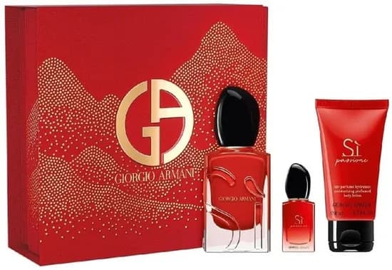 Kit Perfume Giorgio Armani Si Passione Edp 50ML+7ML+Body Lotion 50ML - Feminino
