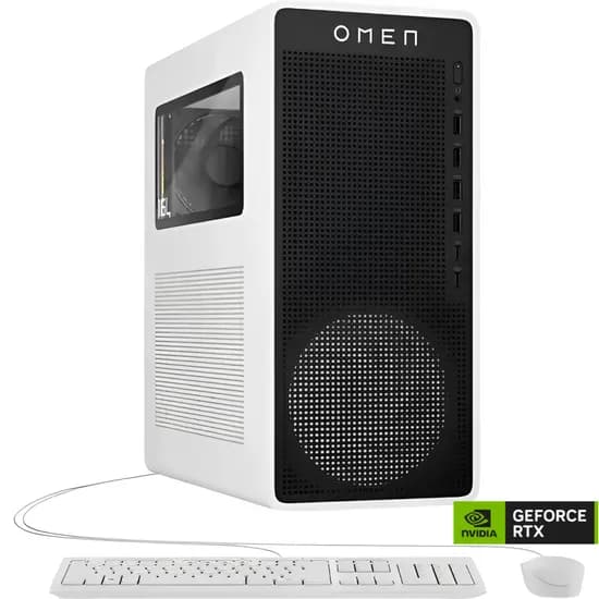 Desktop HP TG03-0177C AMD Ryzen 7 8700F RTX 5060 8 GB - Branco