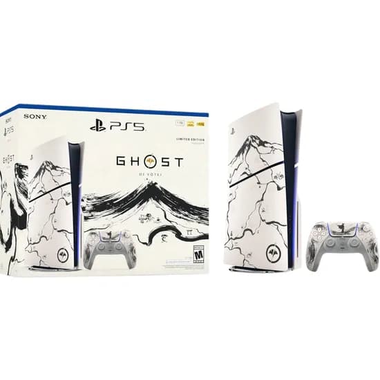 Console Sony Playstation 5 Slim CFI-2015 Disk 1TB SSD - Ghost Of Yōtei Black Limited Edition