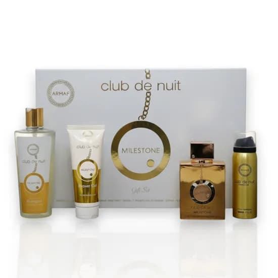 Perfume Unisex Armaf Club de Nuit Milestone Edp Set 4 Piezas