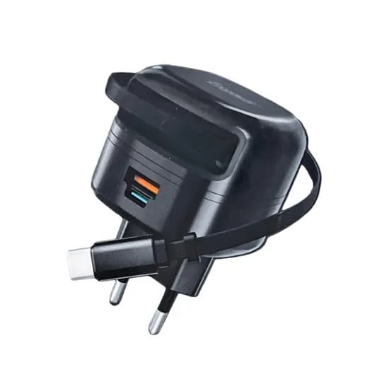 Carregador Ecopower EP-7040 - 1 USB-C - 3.0A - 45W