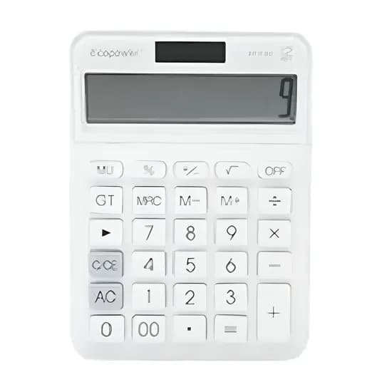 Calculadora Ecopower EP-C302 12 Dígitos/Batería - Branco