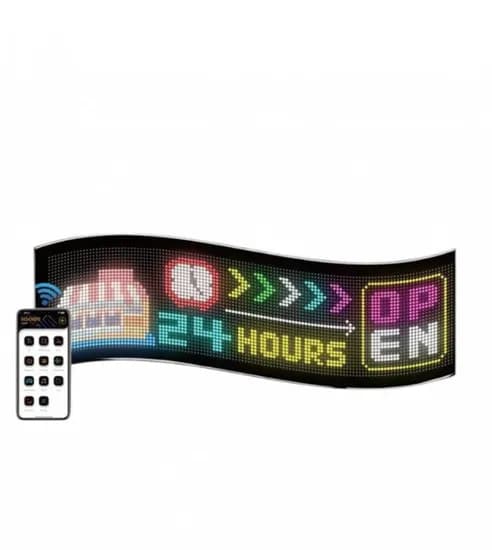 Painel LED Satellite A-MP34 4096LED 63X20CM para Comunicação Visual