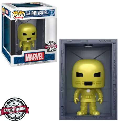 Funko Pop Marvel *Deluxe* Iron Man Hall Of Armor *Ex* 1035