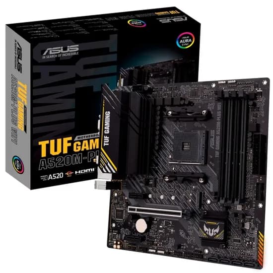 MB AM4 Asus A520M-Plus Tuf Gaming Wifi DP/HDMI
