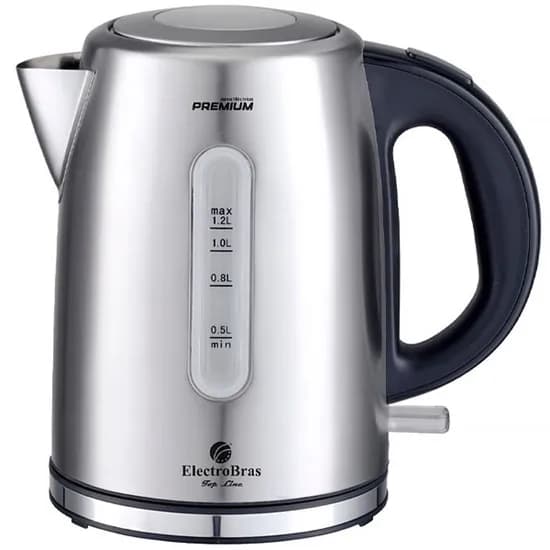 Chaleira Elétrica Electrobras EBJE-03 Premium de 1.2L/110V/2200W - Cinza