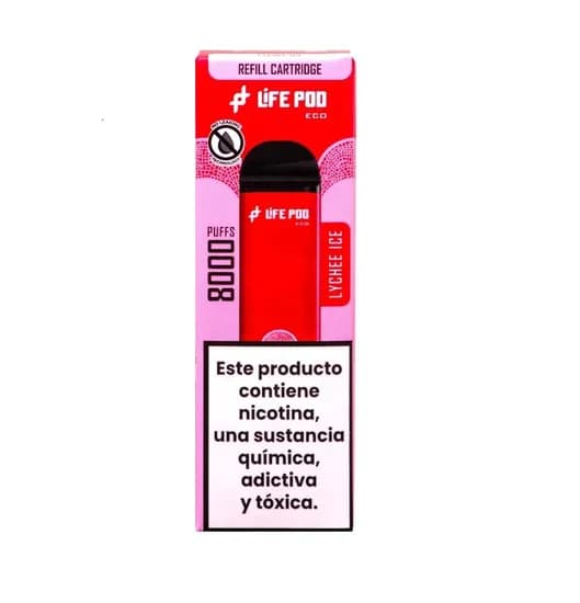 Life Pod 8K Eco Pro Refill Lychee Ice