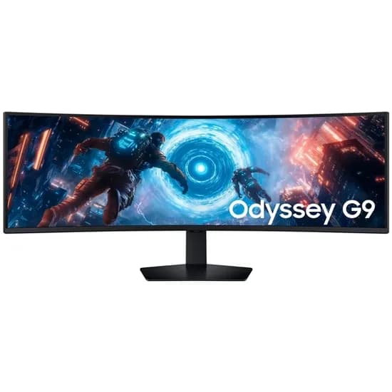 Monitor Gamer Curvo Samsung Odyssey G9 S49FG910EN de 49" DQHD 32:9 144HZ 1 MS GTG com Displayport/HDMI