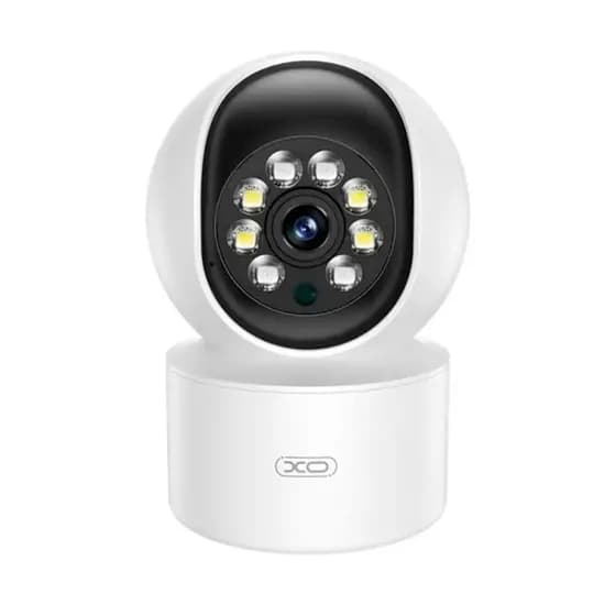 Camera de Segurança Smart Xo CR01 Wifi/3MP/Microfone/Rotação 340° - Branco