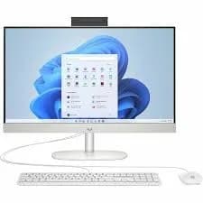 All In One HP 24-CR0110 ATHLON-SILVER-7120U/ 8GB/ 256 SSD/ 23.8" FHD/ Touchscreen/ W11 Branco