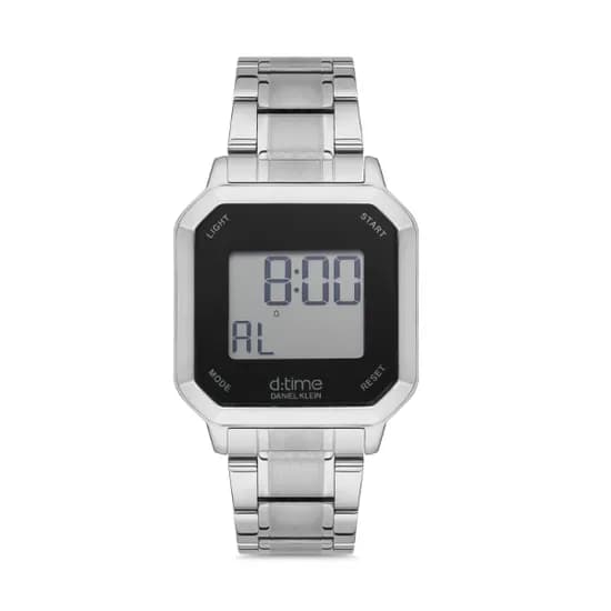 Relógio Digital Masculino Daniel Klein D:Time DK.1.12636-1 - Prata
