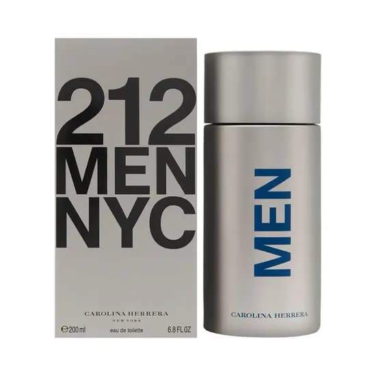 Perfume Carolina Herrera 212 Men NYC Edt 200ML - Masculino