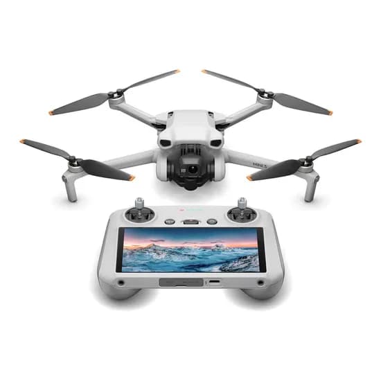 Drone Dji Mini 3 (Dji RC) (GL) - 4K - com Controle - GPS - Cinza