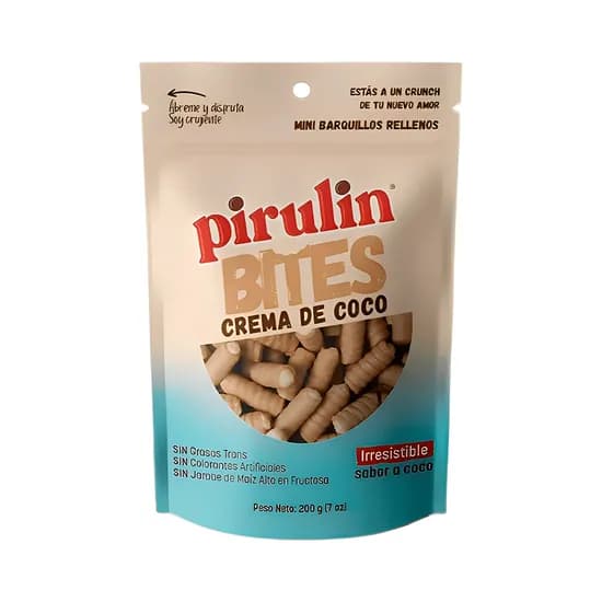 Mini Barquillos Pirulin Coco 200G