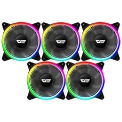 Cooler para Gabinete Darkflash DR12 Pro 12X12 LED RGB - Kit com 5