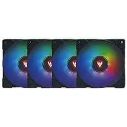 Cooler para Gabinete Satellite RGB-31K 12X12 - Kit com 4