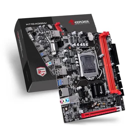 Placa-Mãe MB Intel 1151 Keepdata H110-KDGNV DDR4 HDMI Nvme
