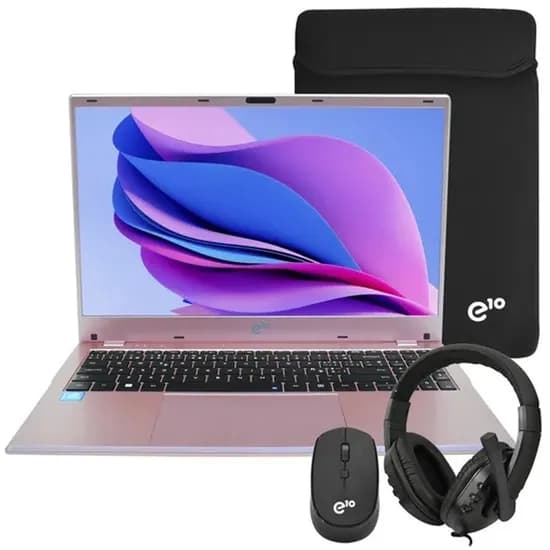 Notebook Acer E10 Etbook Sep Intel Celeron N4020 15.6" 8GB de Ram/ 128GB/ W11 Mouse+Funda+Auricular - Rose