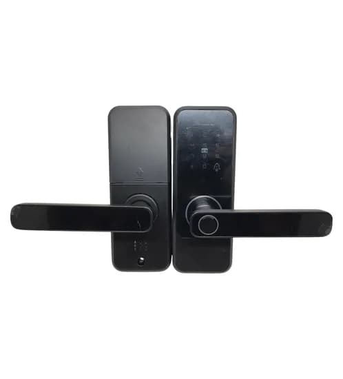 Fechadura Digital S810 Wifi Tuya/ Senha/ USB/ Cartão/ Chave Pret