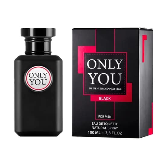 Perfume New Brand Prestige Only You Black Eau de Toilette Masculino 100ML