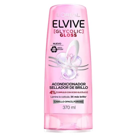 Elvive Glycolic Gloss Condicionador 370ML