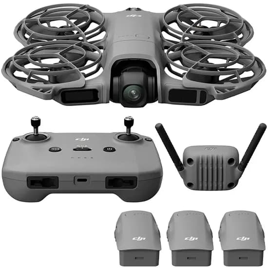 Drone Dji Neo 2 FLY More Combo (Dji RC-N3) Anatel 4K com GPS - Cinza