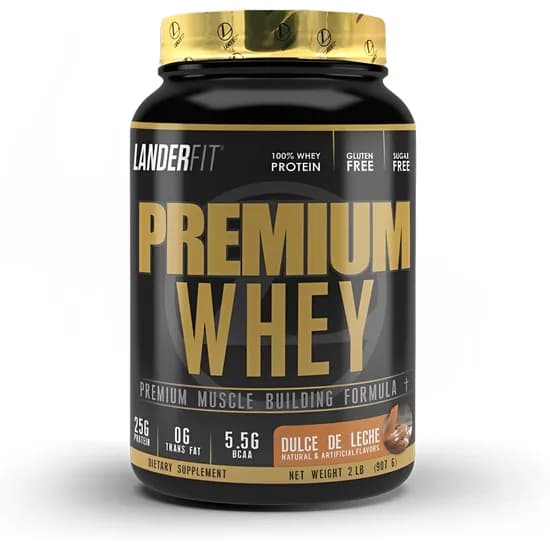 Dep. Landerfit Premium Whey Protein Dulce de Leche 2LB