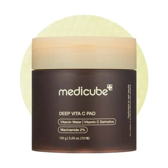 Pads Faciais Medicube Deep Vita C (70 Pads)(Atacado)