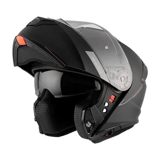 Capacete MT Helmets Genesis SV Solid A1 - Articulado - Tamanho XL - com Óculos Interno - Matt Black