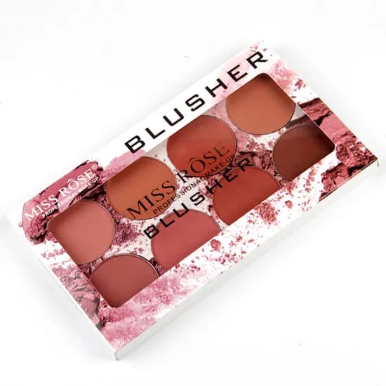 Paleta de Blush Miss Rôse 7004-076N 8 Colores