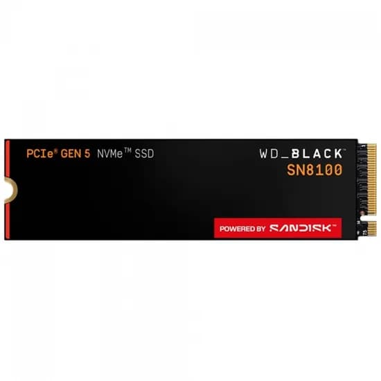 SSD M.2 1TB WD Black SN8100 2280 Nvme WDS100T1X0M 14900/11000 MBS GEN5X4