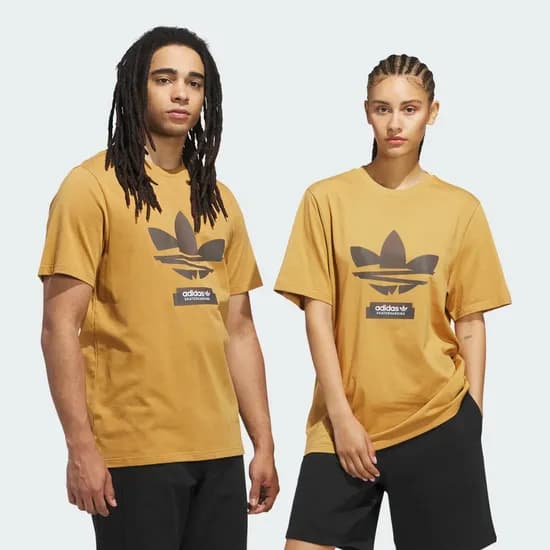 Remera Adidas Skate Tref Tee Mostaza